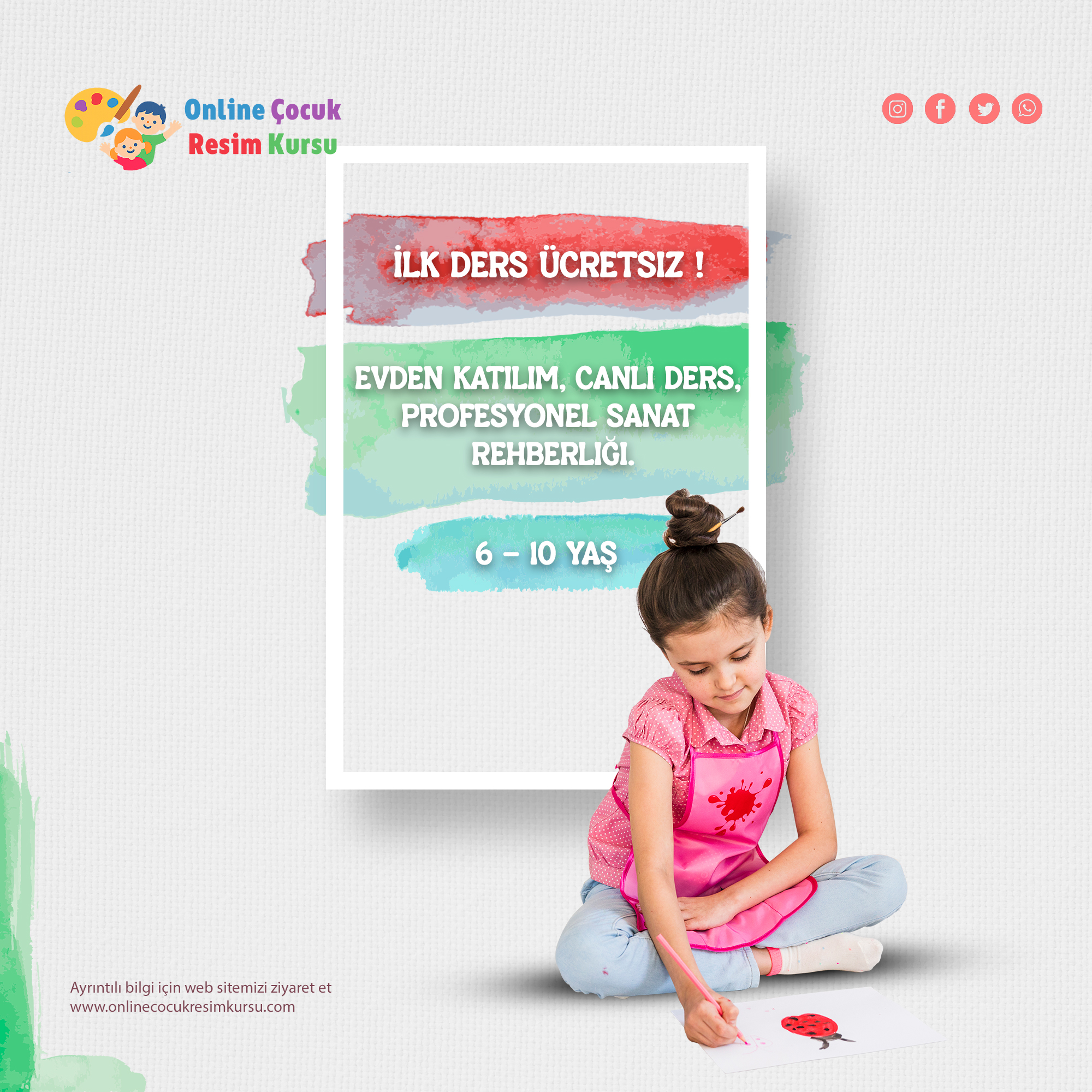 Konya Resim Kursu Çocuklar İçin Online ve Yaratıcı Sanat Eğitimi